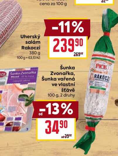 Uherský salám Rakoczi 380g