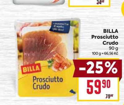 BILLA Prosciutto Crudo 90 g