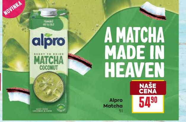 Alpro Matcha 1l