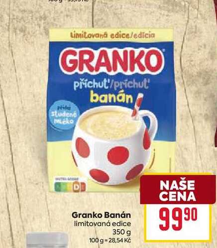 Granko Banán limitovaná edice 350 g