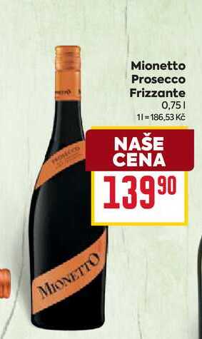 Mionetto Prosecco Frizzante 0,75l