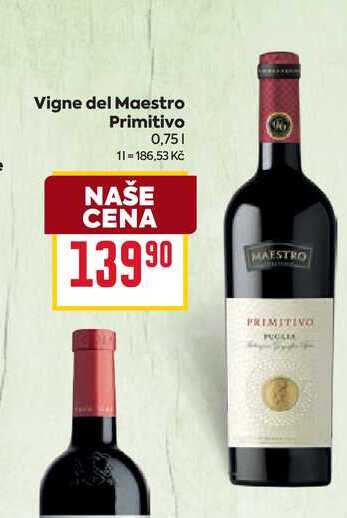 Vigne del Maestro Primitivo 0,75l