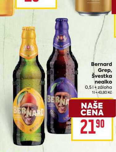 Bernard Grep, Švestka nealko 0,5l
