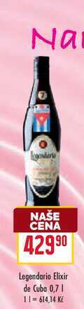 Legendario Elixir de Cuba 0,7l