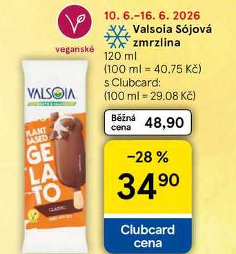Valsoia Sójová zmrzlina, 120 ml