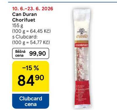 Can Duran Chorifuet, 155 g