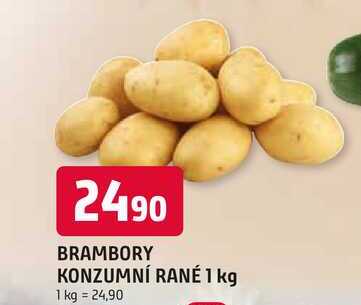 BRAMBORY KONZUMNÍ RANÉ 1 kg