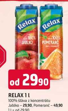 RELAX 1l 100% šťáva z koncentrátu