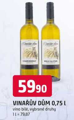VINAŘŮV DŮM 0,75l