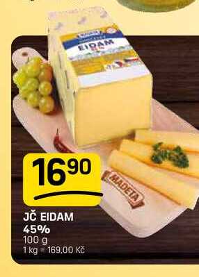 JČ EIDAM 45% 100 g