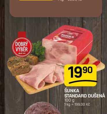 ŠUNKA STANDARD DUŠENÁ 100 g 