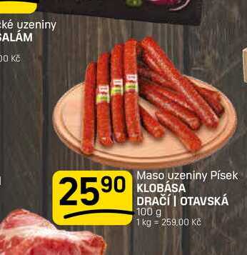 KLOBÁSA DRAČÍ | OTAVSKÁ 100 g