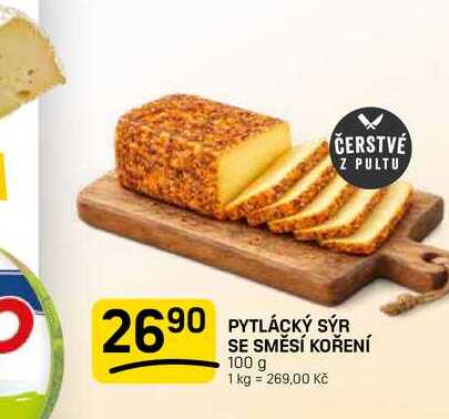 PYTLÁCKÝ SÝR SE SMĚSÍ KOŘENÍ 100 g
