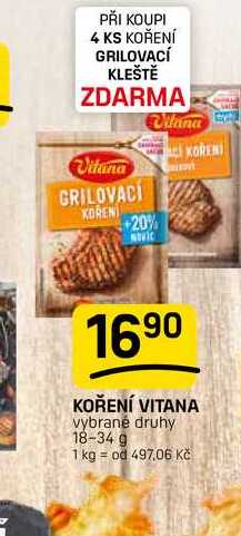 KOŘENÍ VITANA vybrané druhy 18-34 g 