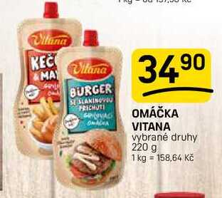 OMÁČKA VITANA vybrané druhy 220 g