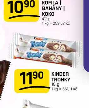 KINDER TRONKY 18 g