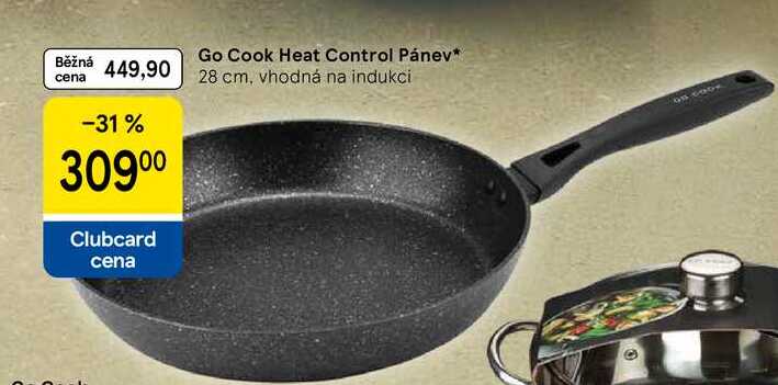 Go Cook Heat Control Pánev, 28 cm, vhodná na indukci