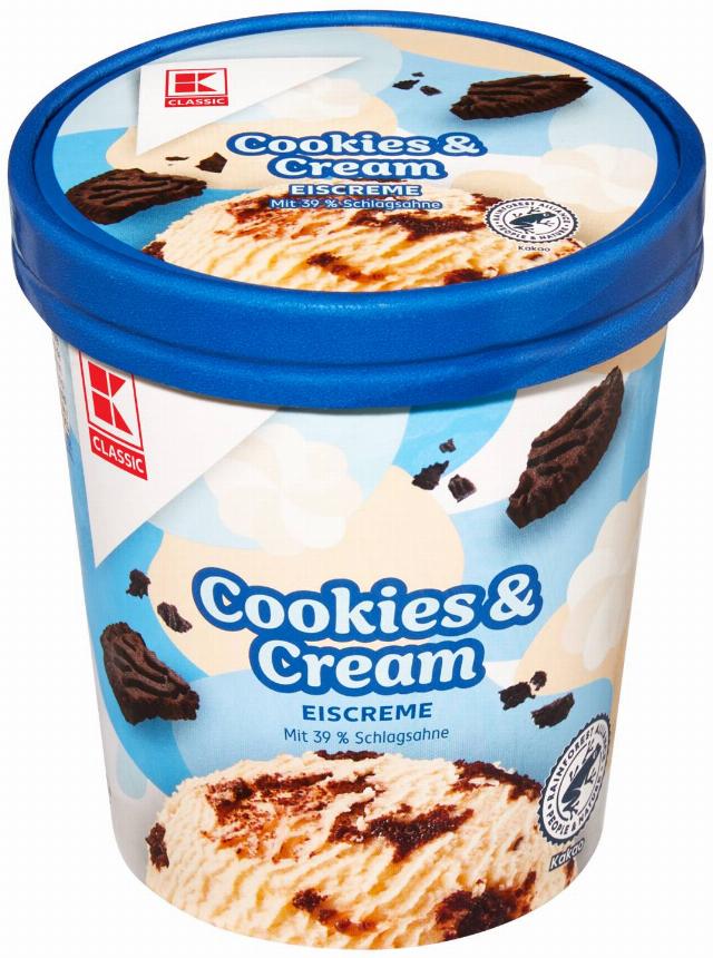 K-CLASSIC Cookies & Cream Zmrzlina
