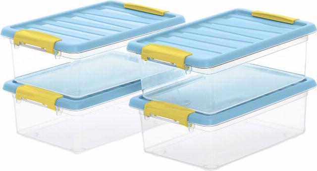 Sada úložných boxů 4dílná objem: 4 l