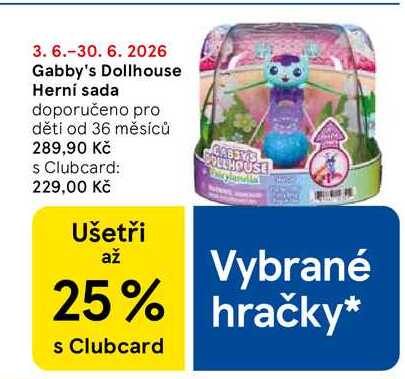 Gabby's Dollhouse Herní sada doporučeno pro děti od 36 měsíců  