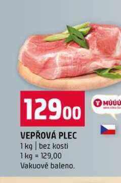 VEPŘOVÁ PLEC 1 kg bez kosti