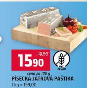 PÍSECKÁ JÁTROVÁ PAŠTIKA 100g