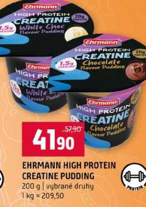 EHRMANN HIGH PROTEIN CREATINE PUDDING 200 g vybrané druhy