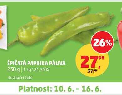 ŠPIČATÁ PAPRIKA PÁLIVÁ, 230 g