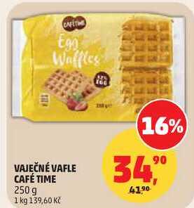 VAJEČNÉ VAFLE CAFÉ TIME, 250 g