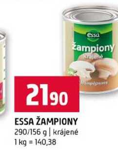 ESSA ŽAMPIONY 290/156 g krájené 