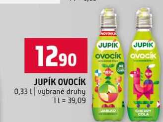 JUPÍK OVOCÍK 0,33l vybrané druhy