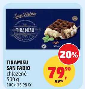 TIRAMISU SAN FABIO chlazené, 500 g 