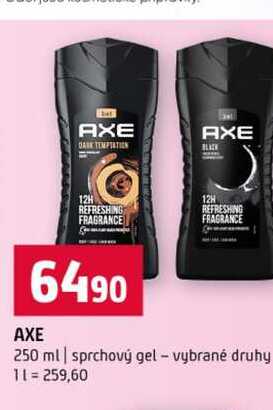 AXE 250 ml sprchový gel vybrané druhy 