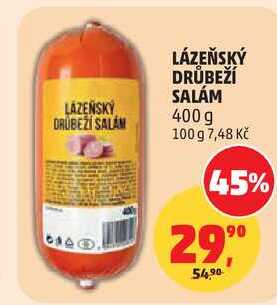 LÁZEŇSKÝ DRŮBEŽÍ SALÁM, 400 g