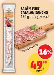SALÁM FUET CATALAN SANCHO, 170 g