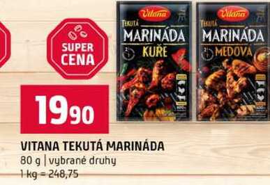 VITANA TEKUTÁ MARINÁDA 80 g vybrané druhy