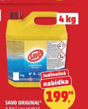 SAVO ORIGINAL, 4 kg