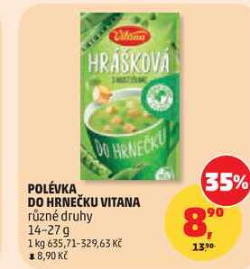 POLÉVKA DO HRNEČKU VITANA různé druhy, 14-27g