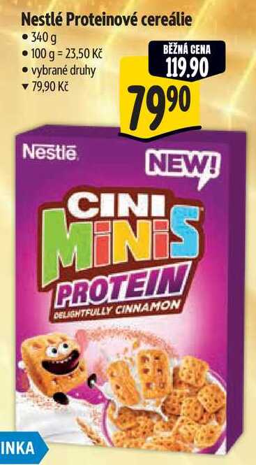 Nestlé Proteinové cereálie, 340 g