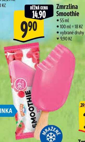 Zmrzlina Smoothie, 55 ml