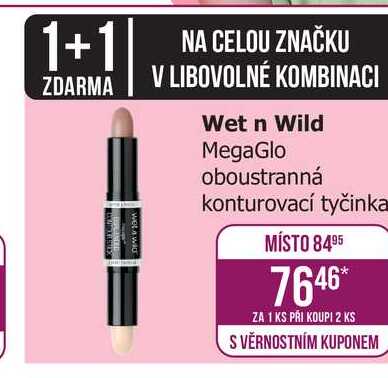 Wet n Wild MegaGlo oboustranná konturovací tyčinka