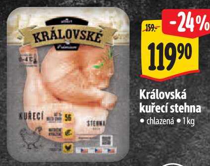Královská kuřecí stehna, 1 kg