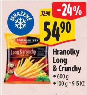 Hranolky Long & Crunchy, 600 g