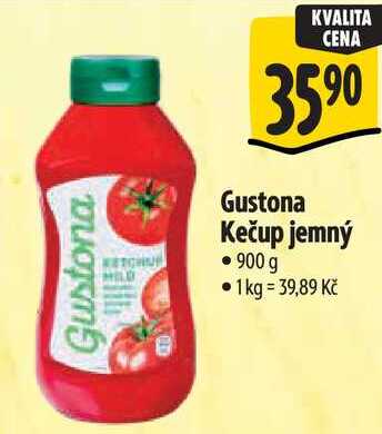 Gustona Kečup jemný, 900 g