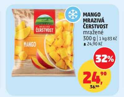 MANGO MRAZIVÁ ČERSTVOST mražené, 300 g
