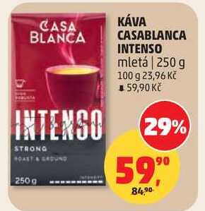 KÁVA CASABLANCA INTENSO mletá, 250 g