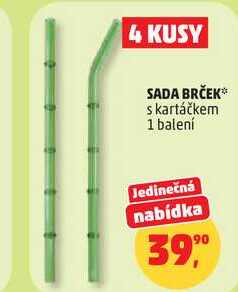 SADA BRČEK s kartáčkem, 1 balení  