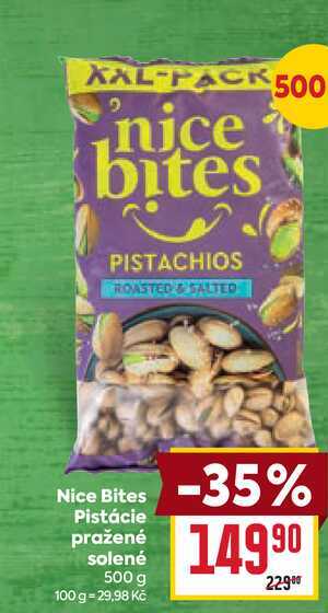 Nice Bites Pistácie pražené solené 500 g 