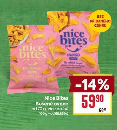 Nice Bites Sušené ovoce od 70 g