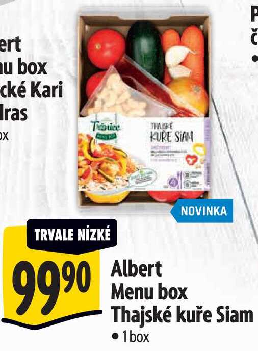 Albert Menu box Thajské kuře Siam